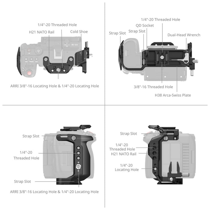 SmallRig 5656 Cage per Canon EOS C50