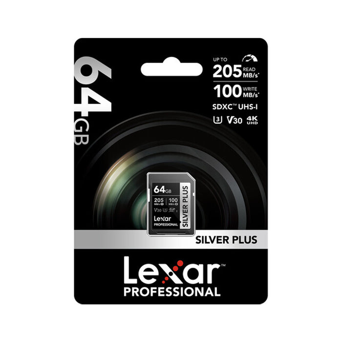 Lexar SD 64GB Silver Plus - specifiche tecniche