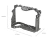 Smallrig HawkLock Quick Release Cage per Sony - Art. 4481 dimensioni