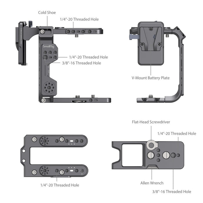 SmallRig 4124 Cage Kit per Sony FX6