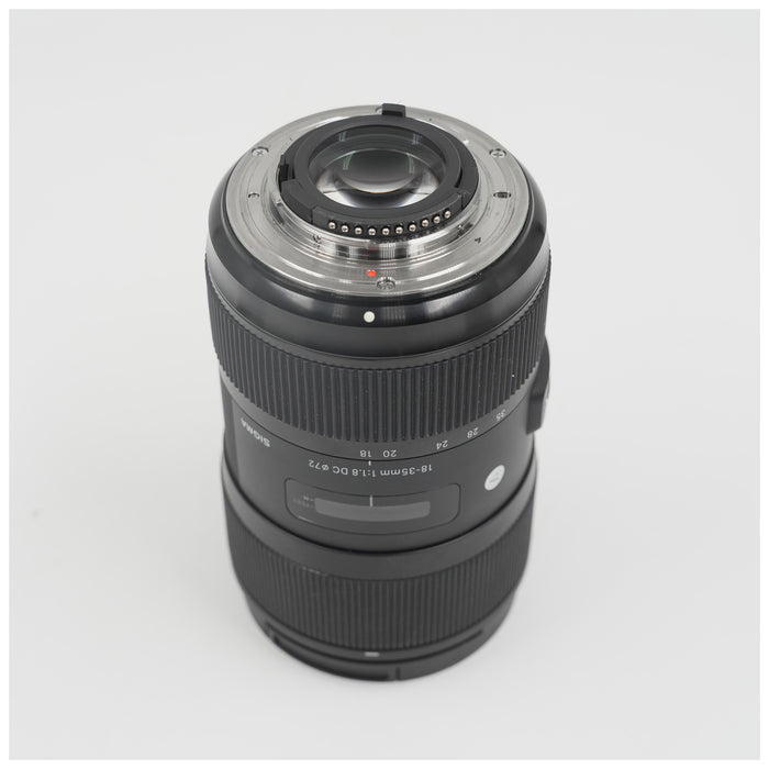 Sigma ART 18-35mm F1.8 DC (Per Nikon) M.51969196 - (Usato) retro