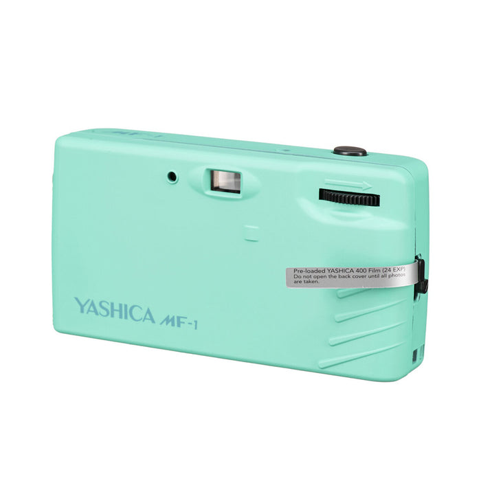 Yashica MF-1 Turquoise + pellicola ISO 400 24 pose