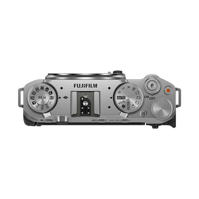 Fujifilm X-M5 BODY (Silver) - Garanzia Fujifilm Italia alto, ghiere