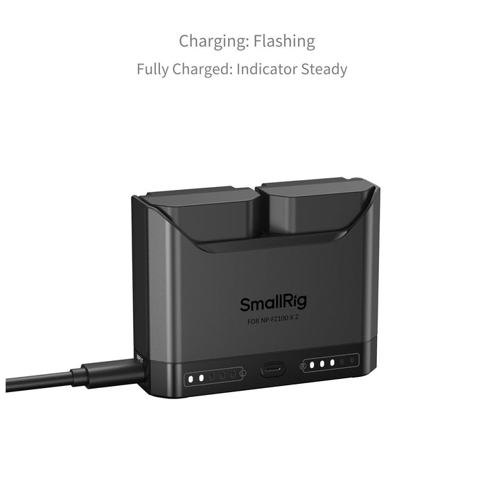 SmallRig 5483 Turbo Charging Kit per batterie NP-FZ100