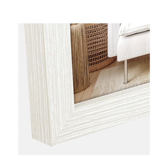 Cornice in legno "Halle White" bordo