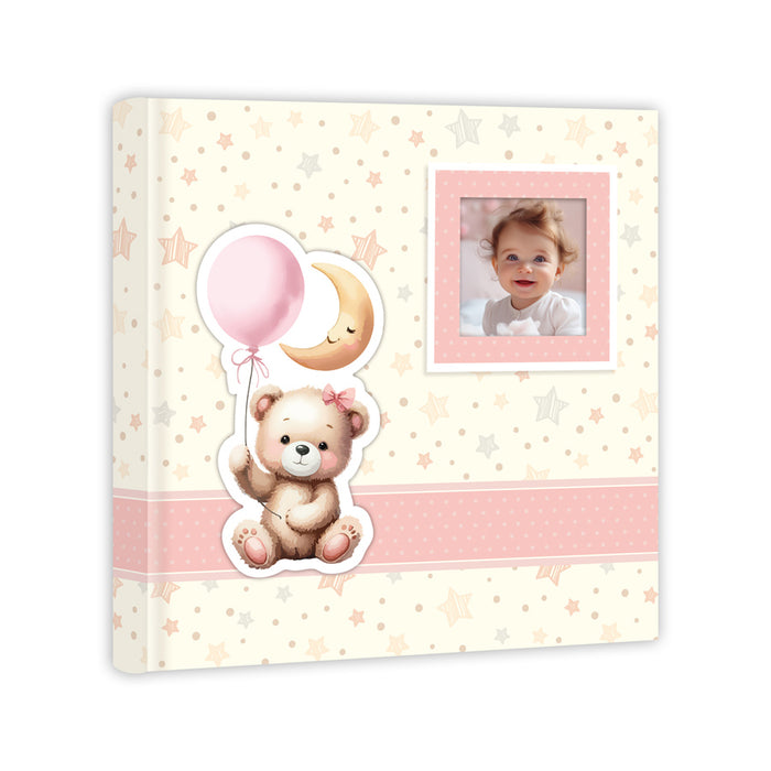 Album con pagine interne in cartoncino bianco "Brian Pink" 20 fogli (24x24)