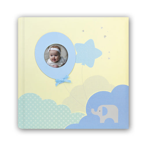 Album "Penelope Blue" con pagine interne in cartoncino bianco 20 fogli (24x24) - Art. EN242420B