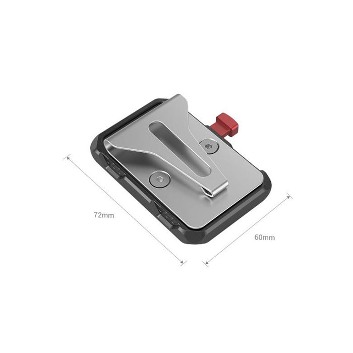 SmallRig Mini V Mount Battery Plate con clip per cintura - Art. SR2990