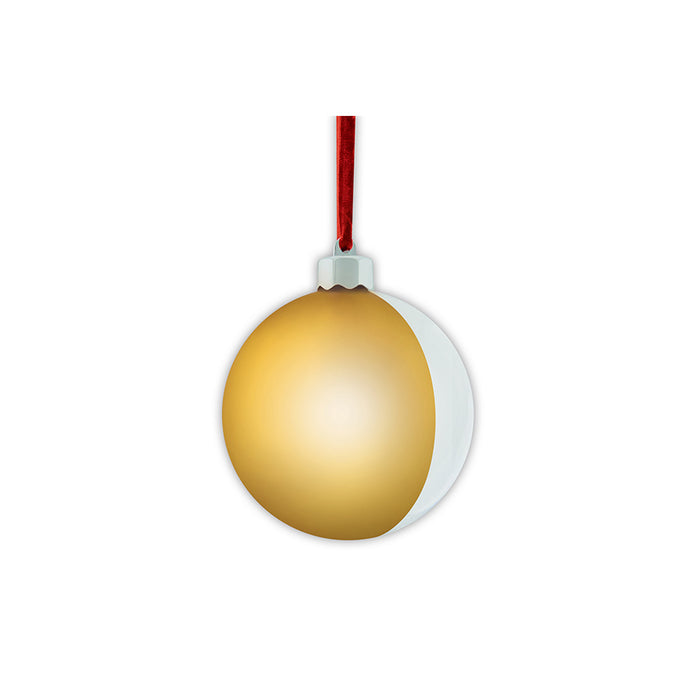 Palla di Natale "Christmas Satin Gold" (10x10) - Art. SF35G