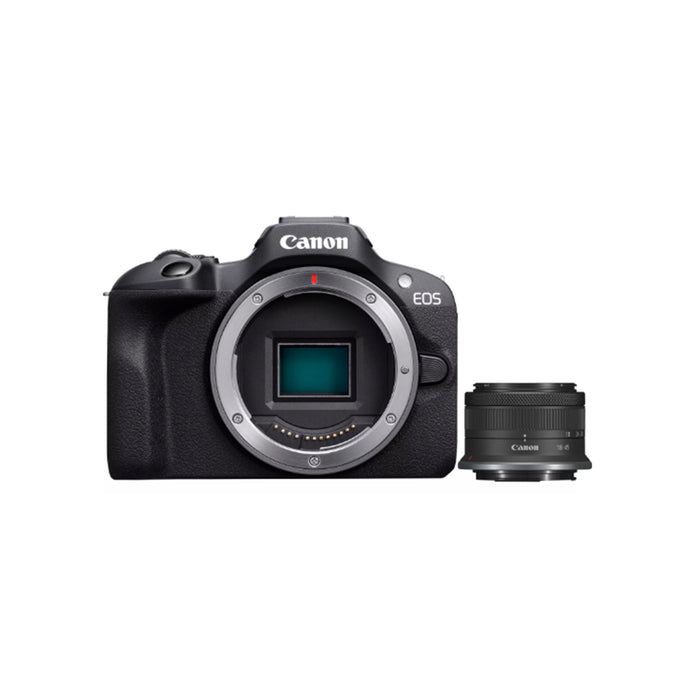 Canon EOS R100 + RF-S 18-45mm F4.5-6.3 IS STM - Garanzia Canon Italia