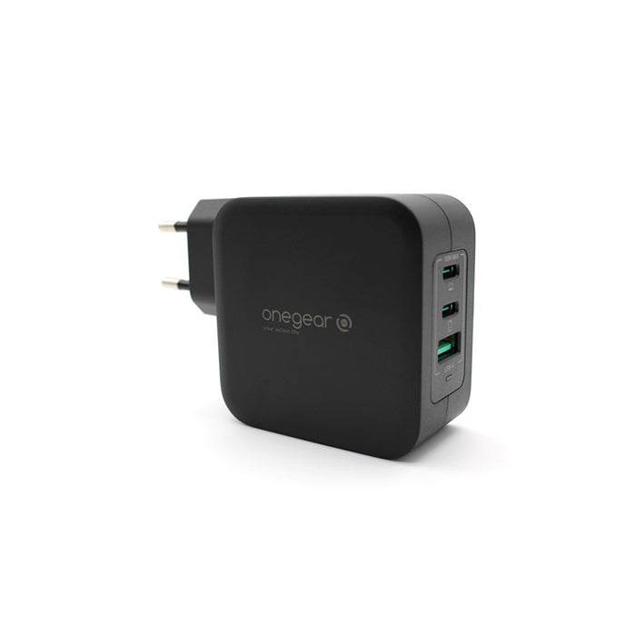 OneGear Action Charger 100W 3 porte (1 usb 2 type C) - Nero