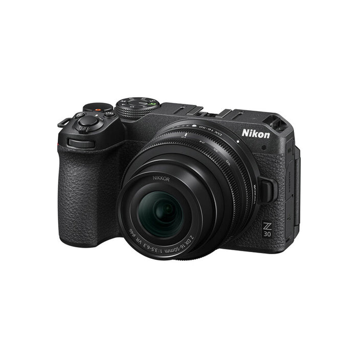 Nikon Z30 + 16-50mm VR + Lexar SD 64GB 800x - Garanzia Nital Italia