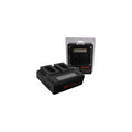 Berenstargh caricabatterie doppio Dual LCD USB (per DMW-BLJ31)