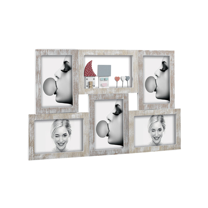 Mascagni portafoto multiplo in mdf (5x10x15) - Art. A1760-5