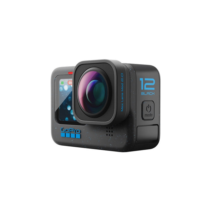 GoPro Hero12 Black + Mod per obiettivo MAX 2.0