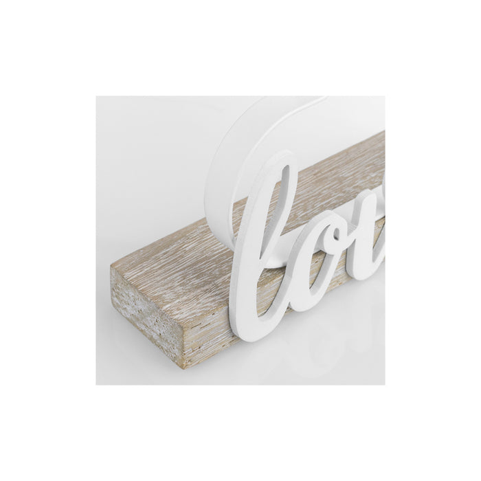 Cornice in legno e metallo "Tizzy White" (10x15) - Art. FC60W