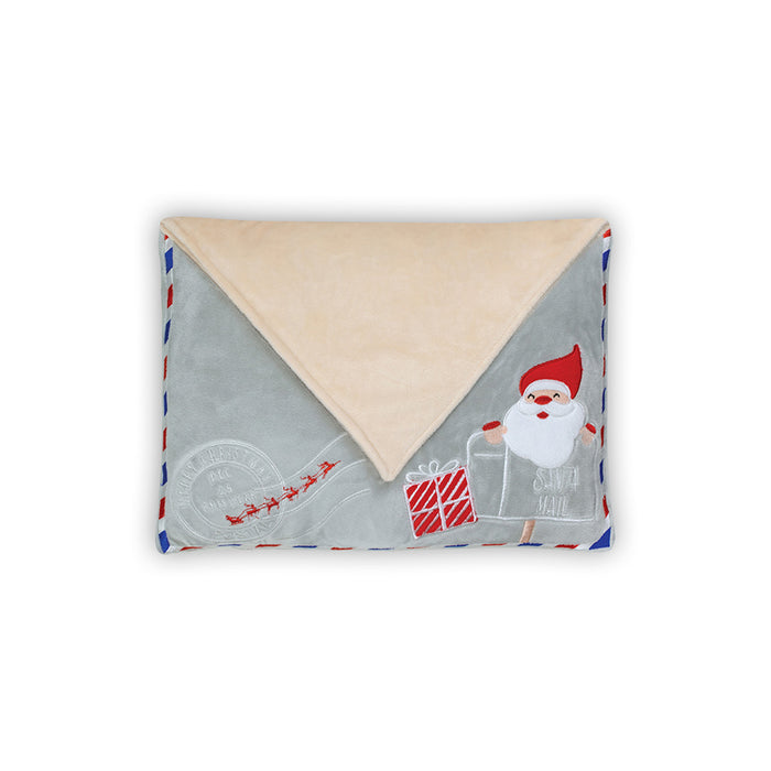 Cuscino natalizio portafoto, motivo "lettera a Babbo Natale" (10x15) - Art. ZZY37