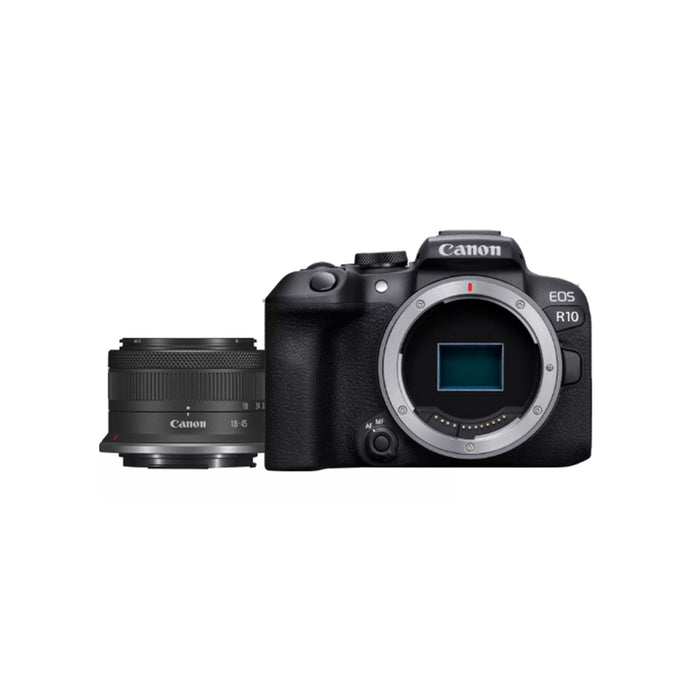 Canon EOS R10 + obiettivo RF-S 18-45mm F4.5-6.3 IS STM - Garanzia Canon Italia