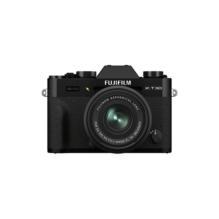 Fujifilm X-T30 II (Black) + XC 15-45mm F3.5-5.6 OIS PZ - Garanzia Fujifilm Italia