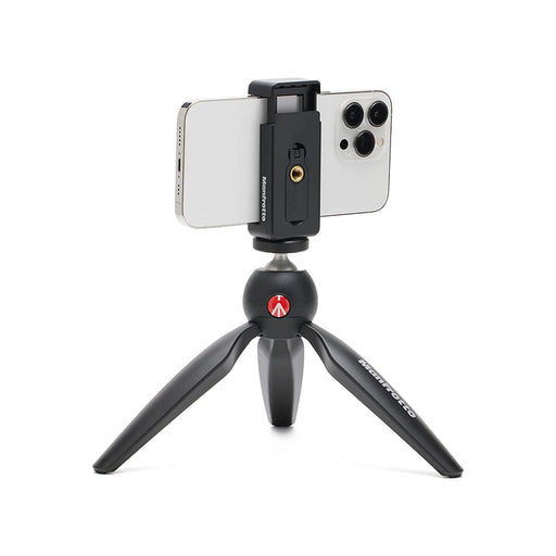 Treppiedi Da Tavolo Manfrotto PIXI EVO – 2 Sezioni, 5 Altezze, Per DSLR Entry Level Fino A 2.5kg, Bianco