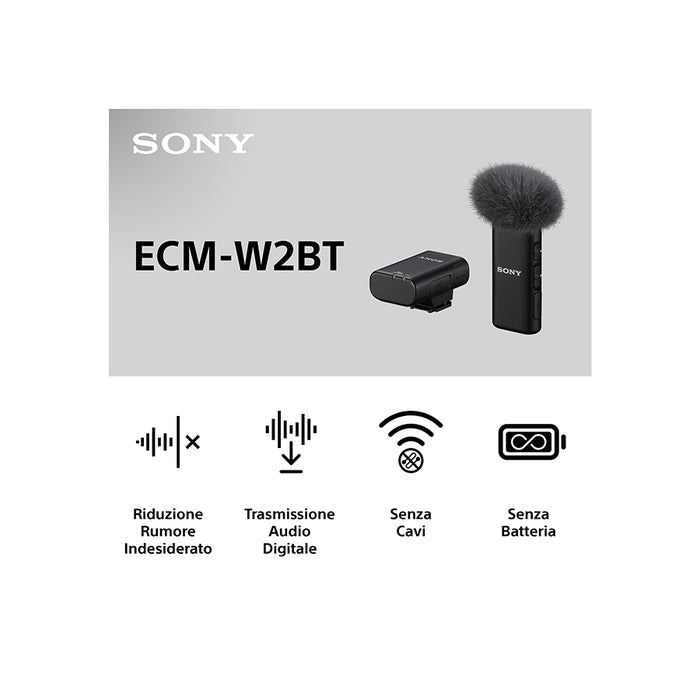 Sony ECM-W2BT - Garanzia Sony Italia